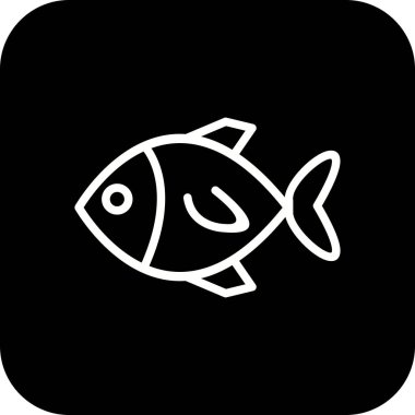 İllüstrasyon balık simgesi
