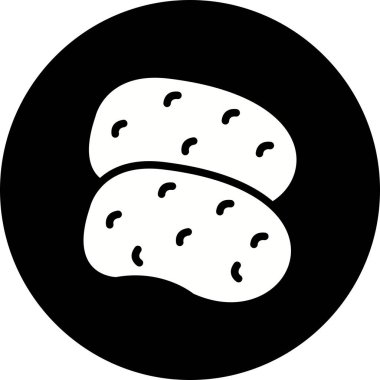 Illustration patates simgesi