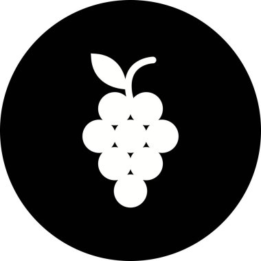 İllüstrasyon üzüm simgesi