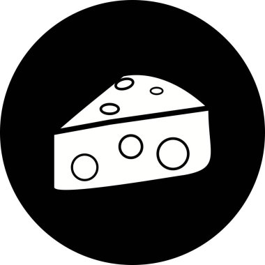 Illustration peynir simgesi