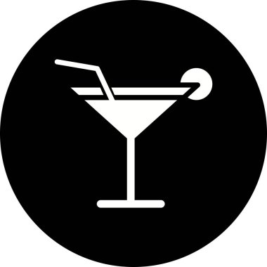 İllüstrasyon kokteyl simgesi