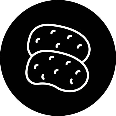 Illustration patates simgesi