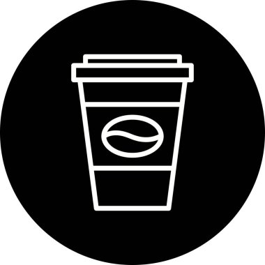 Illustration kahve simgesi