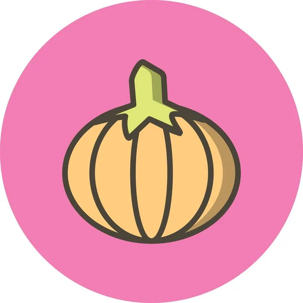 Ilustración Icono de calabaza —  Fotos de Stock