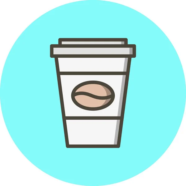 Illustration  Coffee Icon — Stock Photo, Image