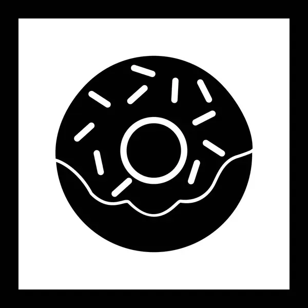 Ilustração Donut Ícone — Fotografia de Stock