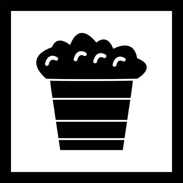Ikona ilustracji popcorn — Zdjęcie stockowe