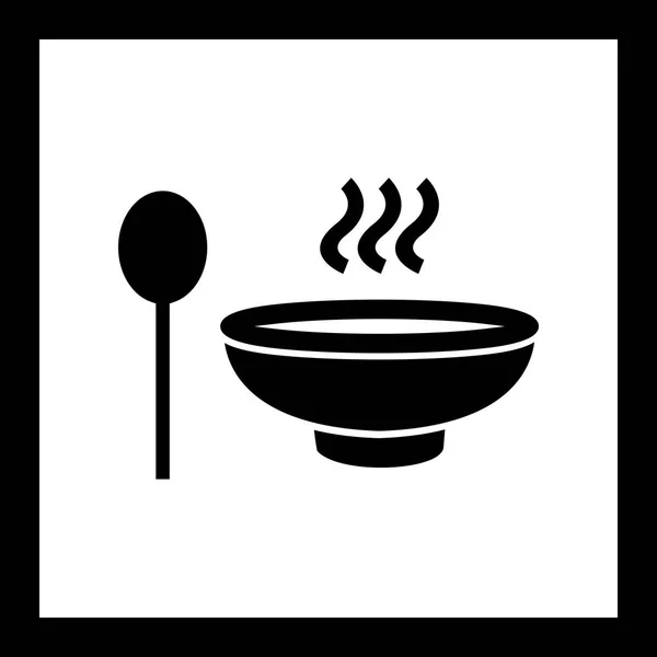 Illustration  Soup Icon — Stock Photo, Image