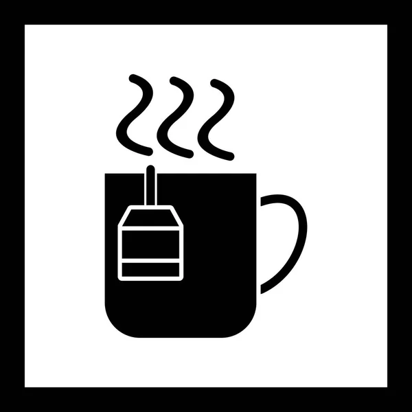 Icono de té de ilustración — Foto de Stock