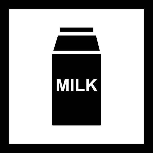 Ilustrace – ikona mléka — Stock fotografie