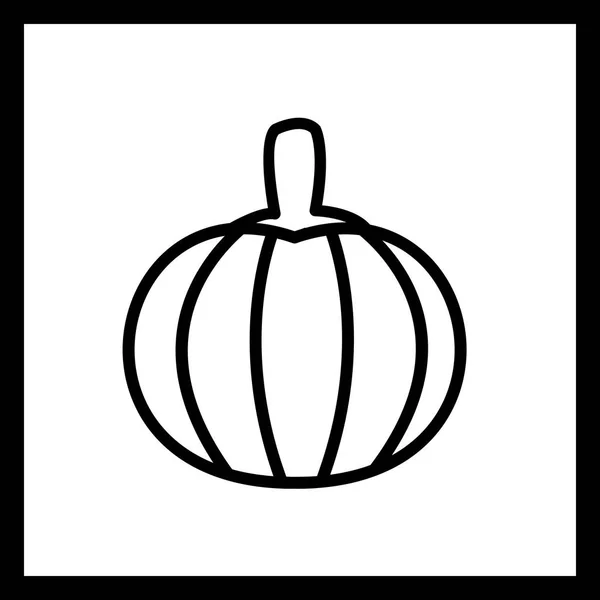 Ilustración Icono de calabaza —  Fotos de Stock