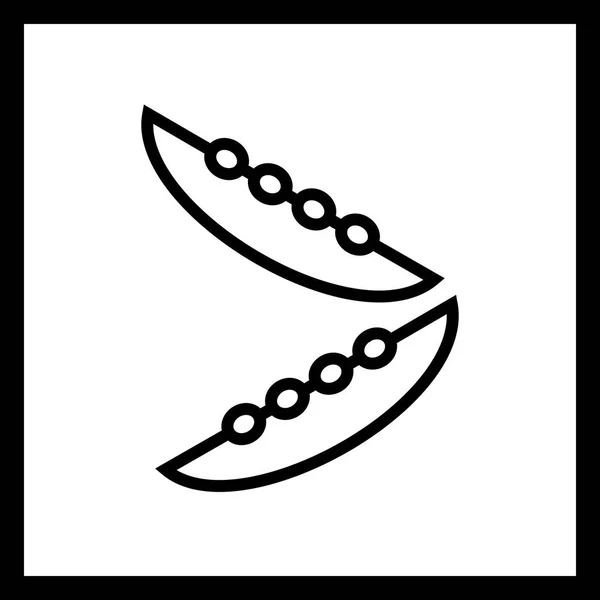 Illustration Beans Icon — Stock Photo, Image