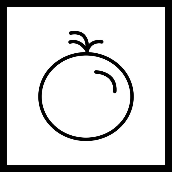 Ilustracja pomidor ikona — Zdjęcie stockowe