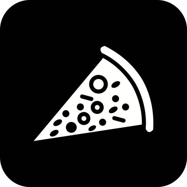 Ilustrace ikona pizzy — Stock fotografie