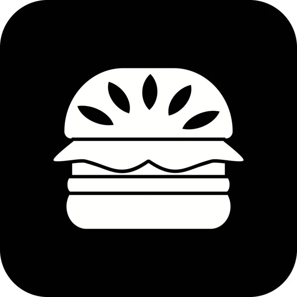 Ilustración Hamburguesa Icono —  Fotos de Stock