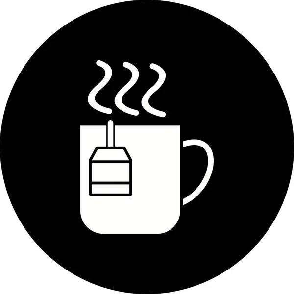 Ilustracja ikona herbaty — Zdjęcie stockowe