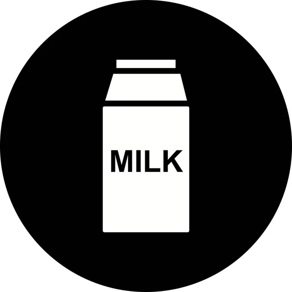 Icono de la leche de ilustración — Foto de Stock