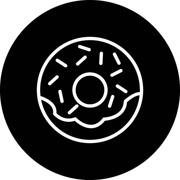 Ilustración Donut Icono — Foto de Stock