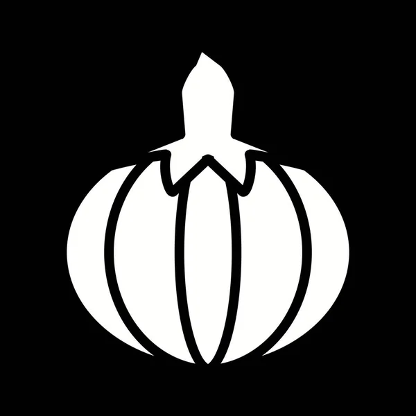 Ilustración Icono de calabaza — Foto de Stock