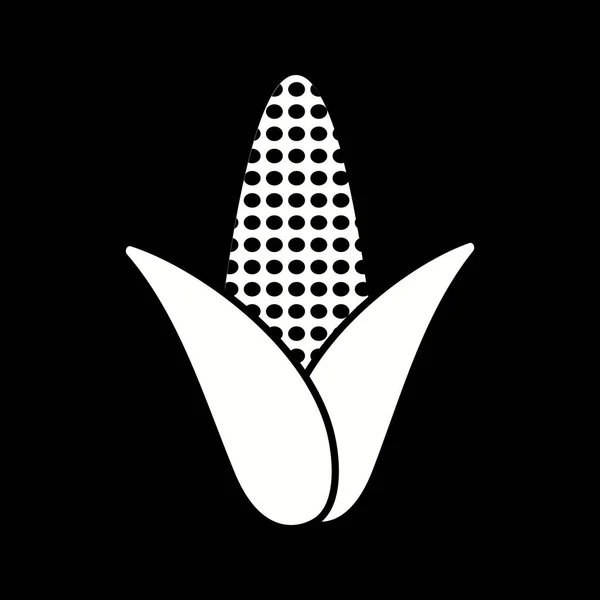 Ilustrace-ikona kukuřice — Stock fotografie