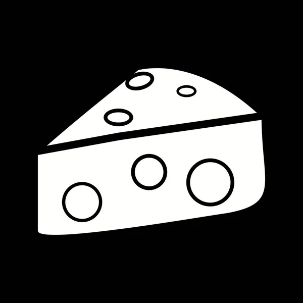 Иллюстрационная икона сыра — стоковое фото