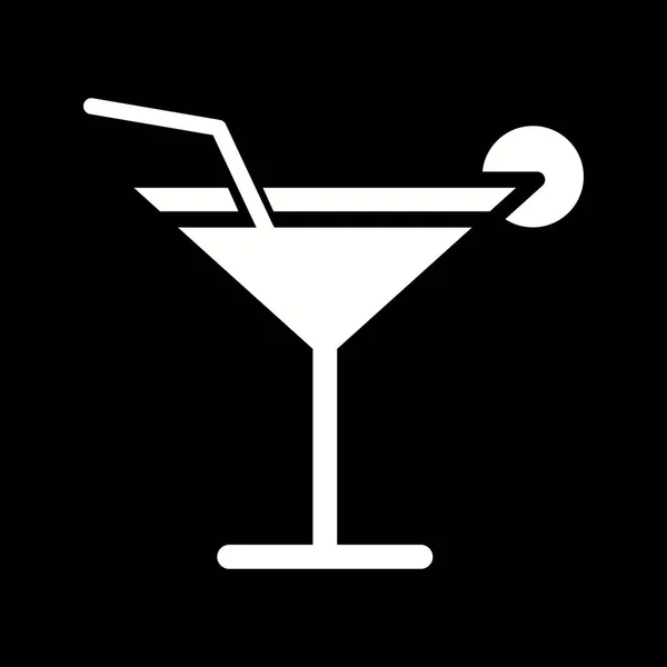 Illustration cocktail ikon — Stockfoto