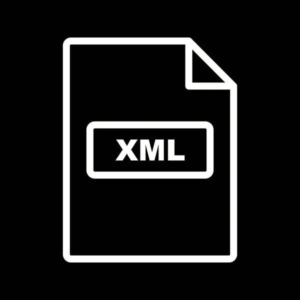 Икона XML — стоковое фото