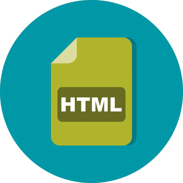 Illustration Icône HTML — Photo