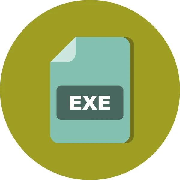 Illustratie exe-pictogram — Stockfoto