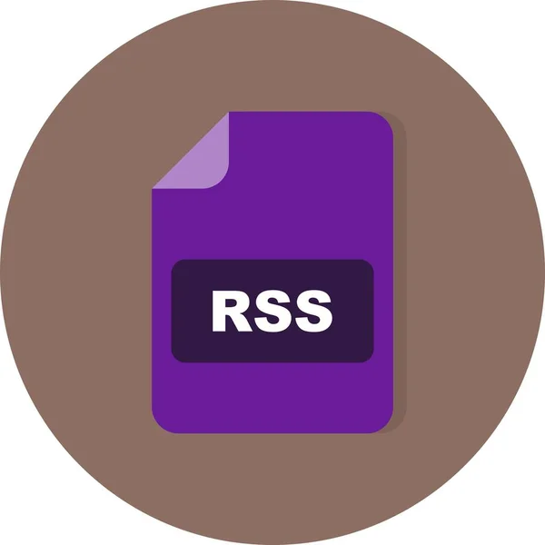 Ilustracja RSS ikona — Zdjęcie stockowe