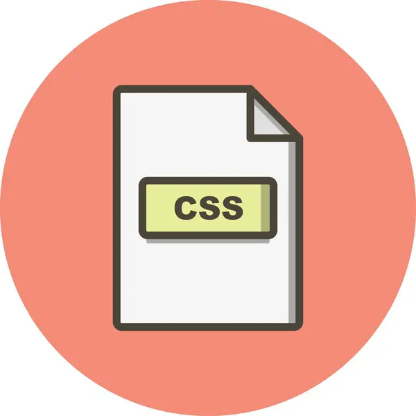 CSS-ikon för illustration — Stockfoto