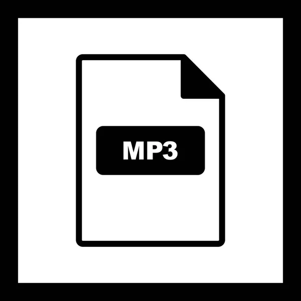 Ilustracja ikona MP3 — Zdjęcie stockowe
