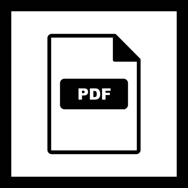 Illustrazione Icona PDF — Foto Stock