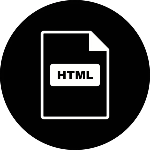 Illustration html icon — Stockfoto