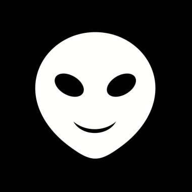 İllüstrasyon Alien Emoji Simgesi