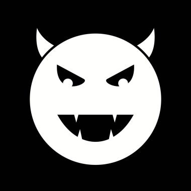 İllüstrasyon Şeytan Emoji Simgesi