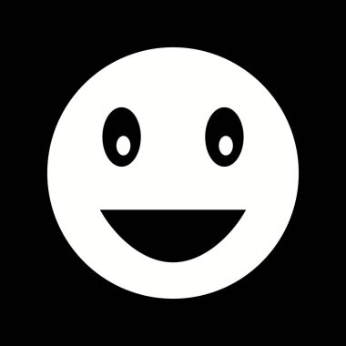 İllüstrasyon Gülen Emoji Simgesi         