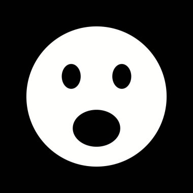 İllüstrasyon Sürpriz Emoji Simgesi 