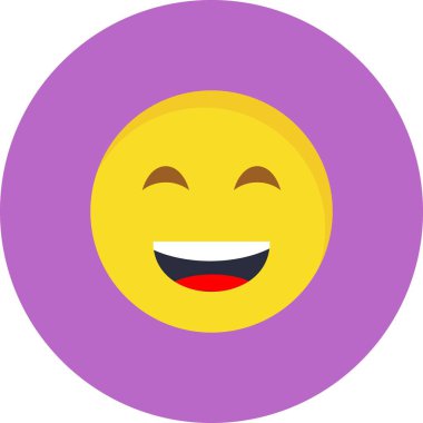 İllüstrasyon Lol Emoji Simgesi