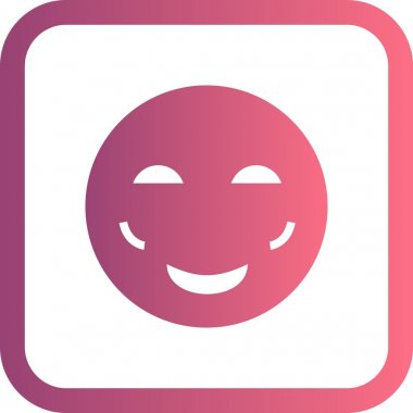 İllüstrasyon Allık Emoji Simgesi