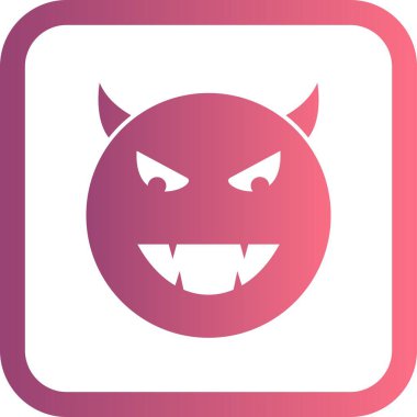 İllüstrasyon Şeytan Emoji Simgesi