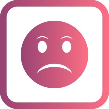 İllüstrasyon Kızgın Emoji Simgesi