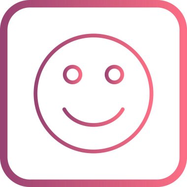 İllüstrasyon Mutlu Emoji Simgesi