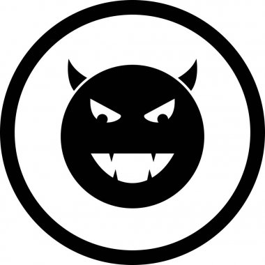 İllüstrasyon Şeytan Emoji Simgesi