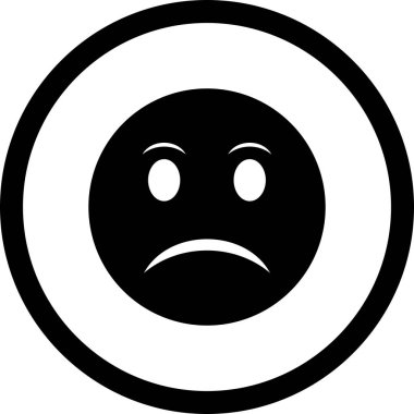 İllüstrasyon Kızgın Emoji Simgesi