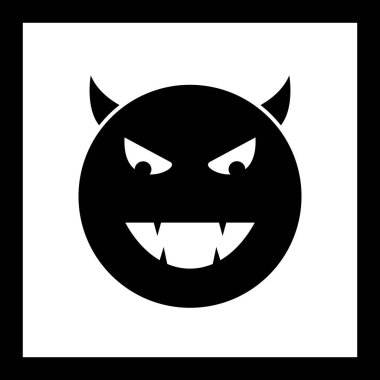 İllüstrasyon Şeytan Emoji Simgesi