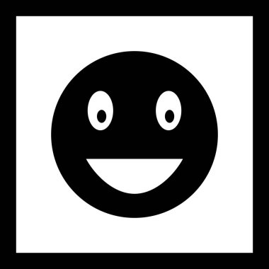 İllüstrasyon Gülen Emoji Simgesi         