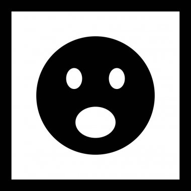 İllüstrasyon Sürpriz Emoji Simgesi 