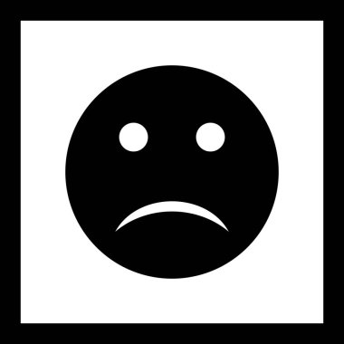 İllüstrasyon Üzgün Emoji Simgesi