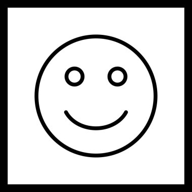 İllüstrasyon Mutlu Emoji Simgesi